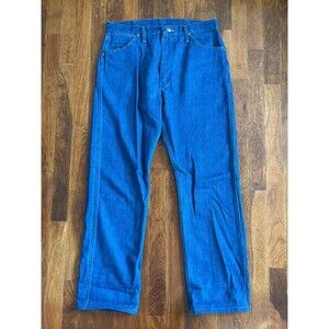 NOS Vintage 70’s Wrangler Jeans Rope Logo Men 32x31 USA Made Scovill Zip